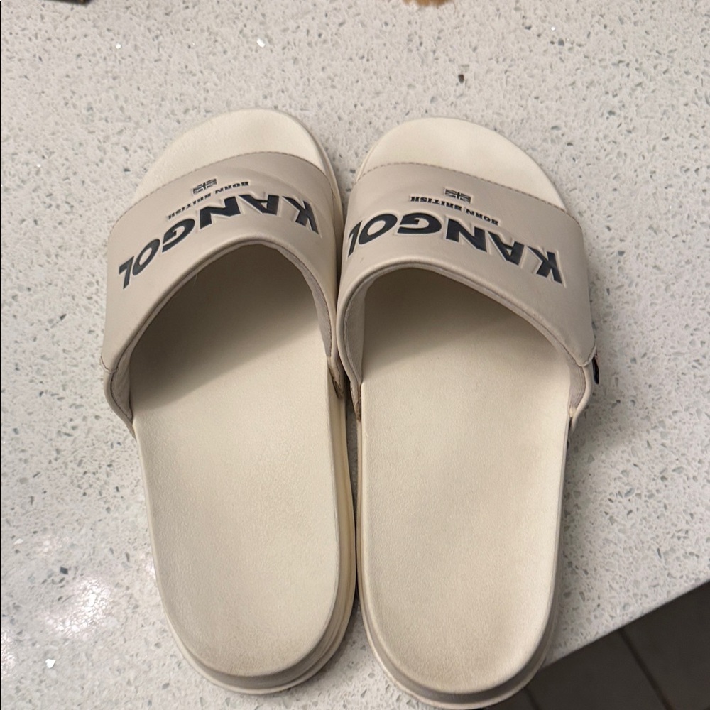 Kangol Cream Slippers